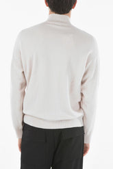 Cashmere Blend Mock Neck Jumper